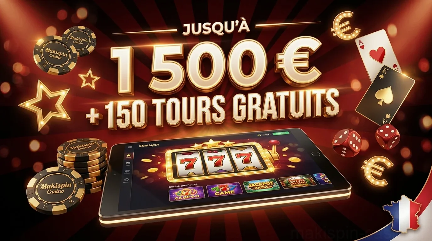 JUSQU'À 1 500 €+ 150 TOURS GRATUITS